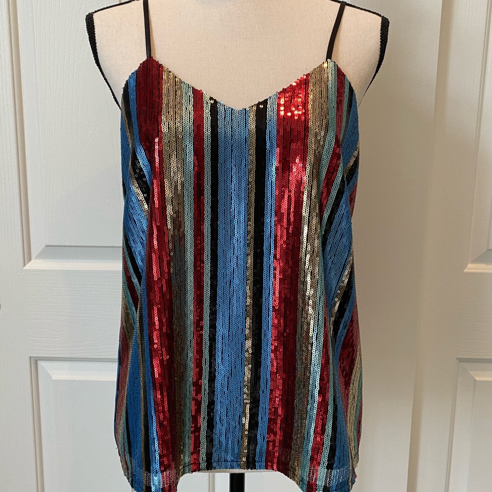 Sequined Tank Top!